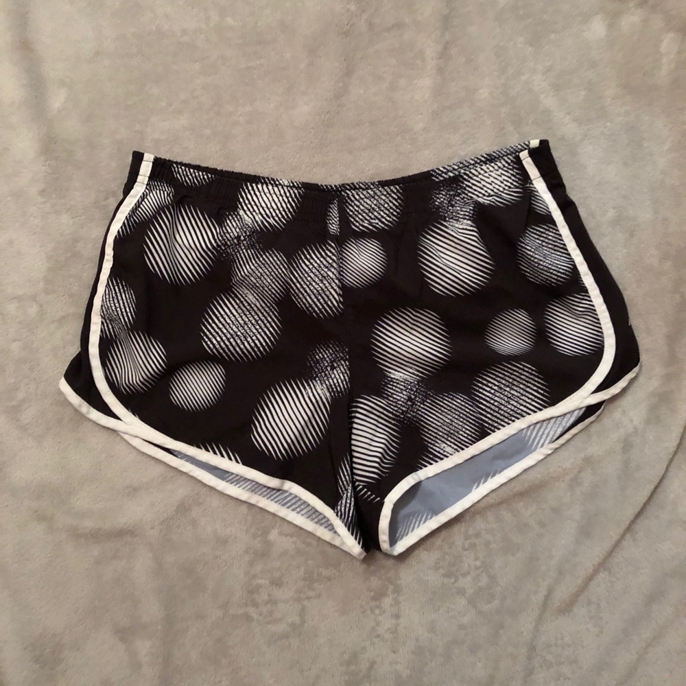 Black athletic shorts